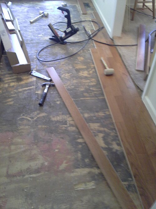 Wood Flooring installation, Ooltewah, TN